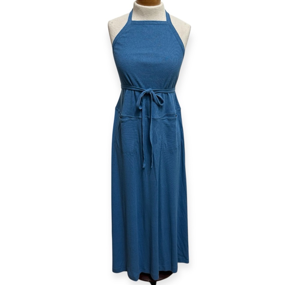 Free People Beach Cooper Midi Wrap Dress Linen Cotton Blend XS